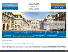 Tablet Screenshot of nalet-avocat.com